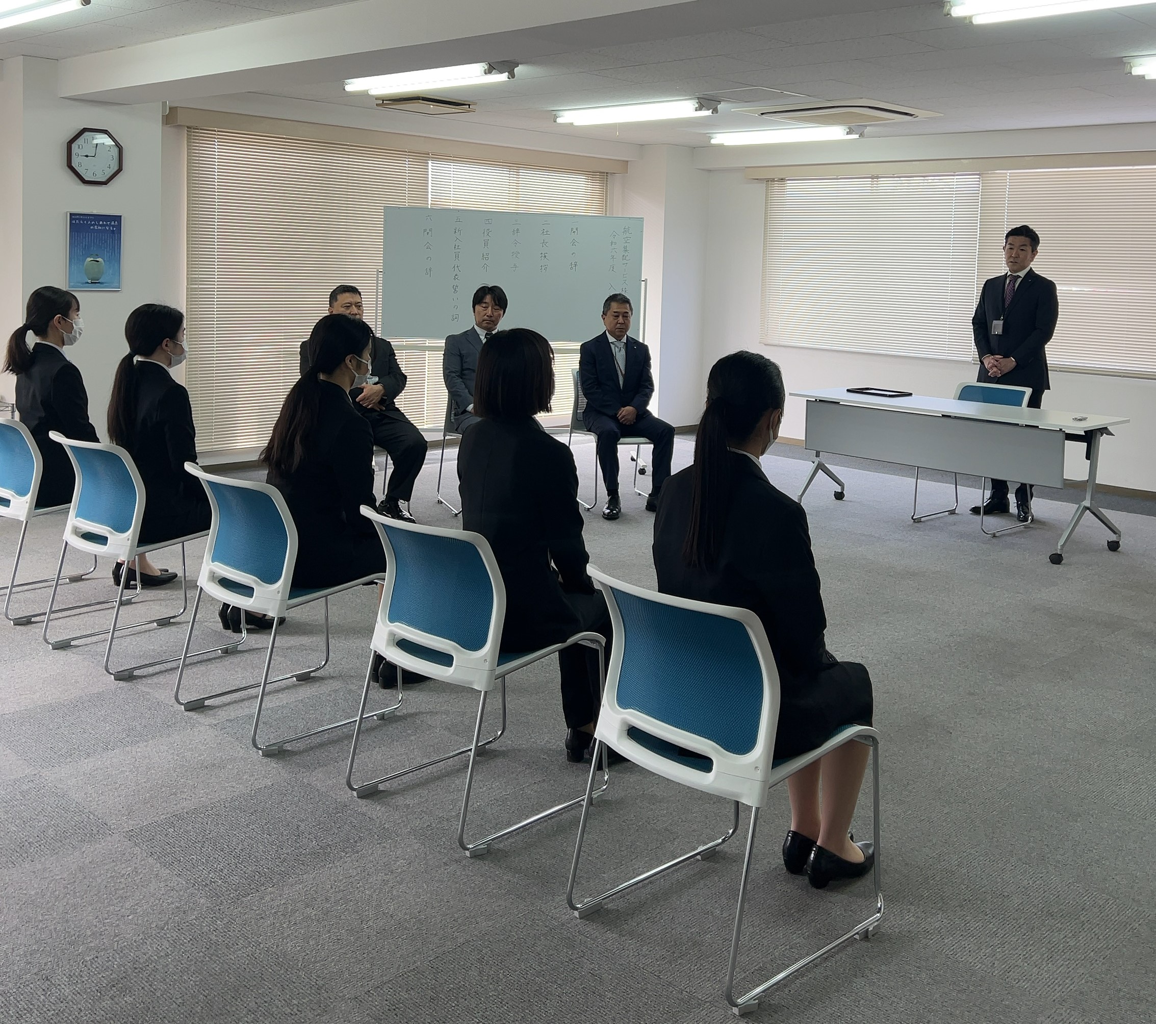 2024年度入社式を執り行いました